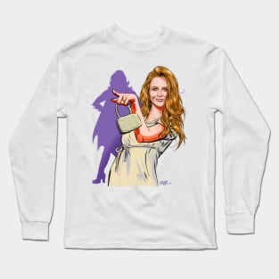 Alicia Vikander - An illustration by Paul Cemmick Long Sleeve T-Shirt